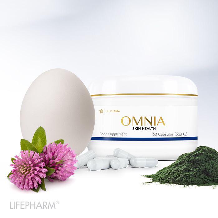 LifePharm Omnia - capsule pentru regenerarea celulelor noi de piele - 60 cps